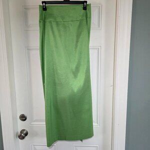 New York & Company Lime Green Fitted Maxi Skirt-NWT